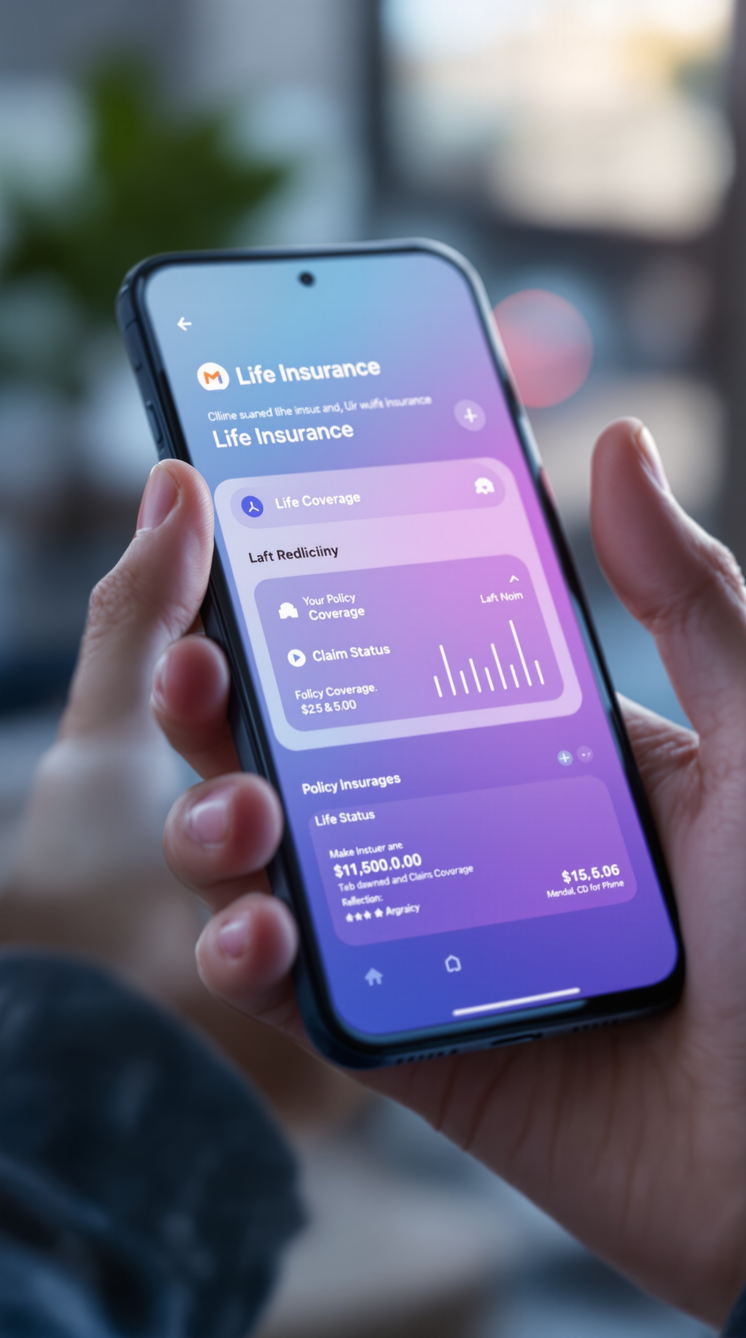 Mobile app interface